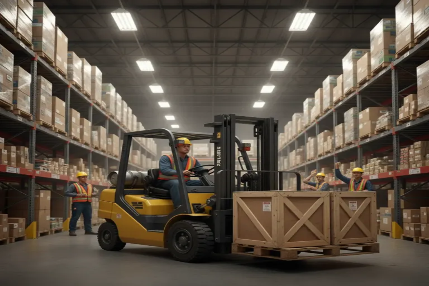 Loading Items Through Machine