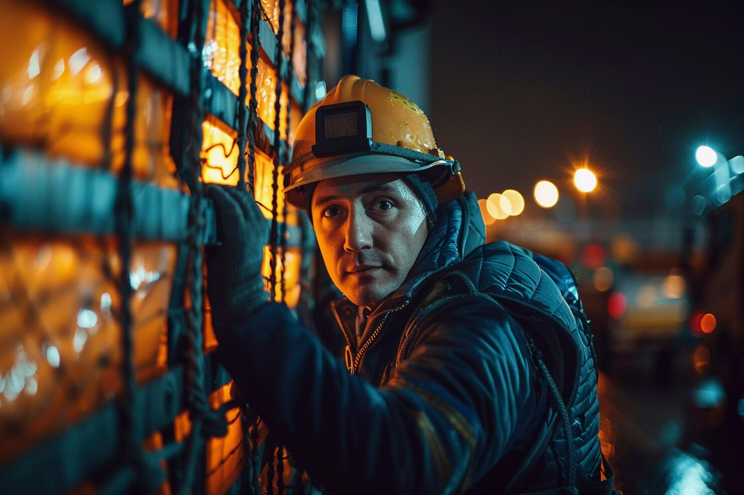 Worker Practitioning Fall Protection